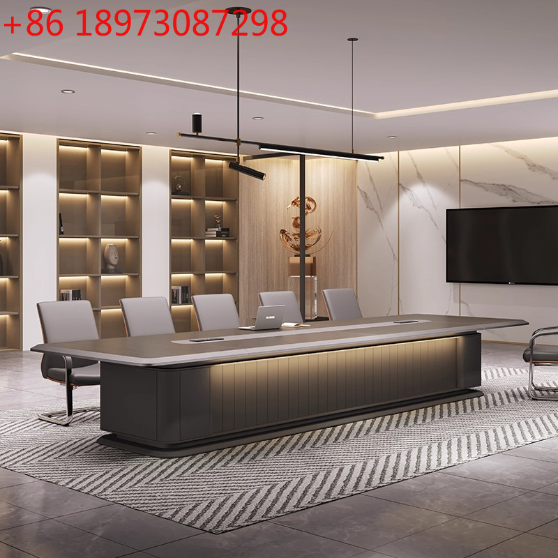 Office Furniture Set - Grande tavolo da conferenza per ufficio,