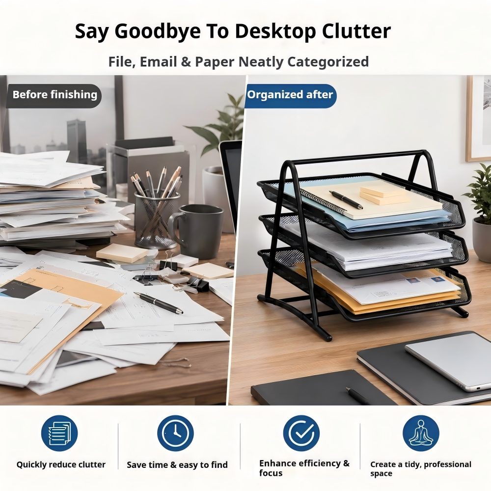 Organizzatore da scrivania in  - Paper Basket Mesh recensione e prezzo