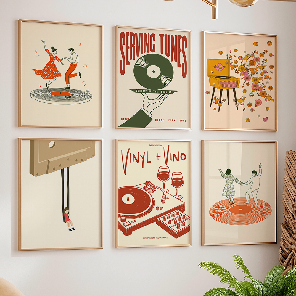 Poster su Tela Vintage con Tem - Office Furniture And Design recensione e prezzo